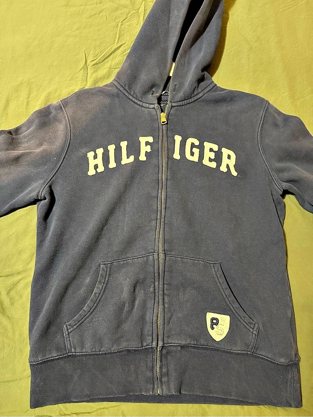 Tommy Hilfiger Boys Zip Hoodie Navy Size 8